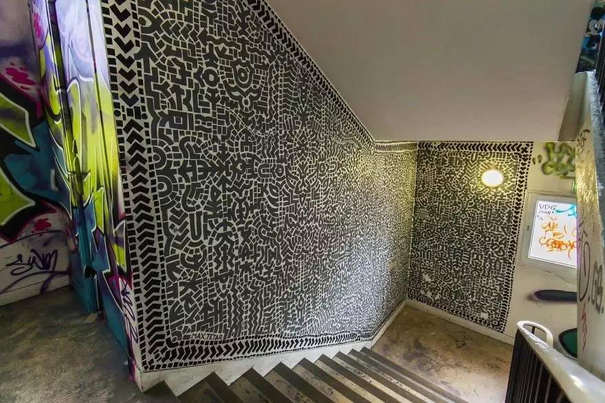 Graffiti，dormitory，Art，Paris，