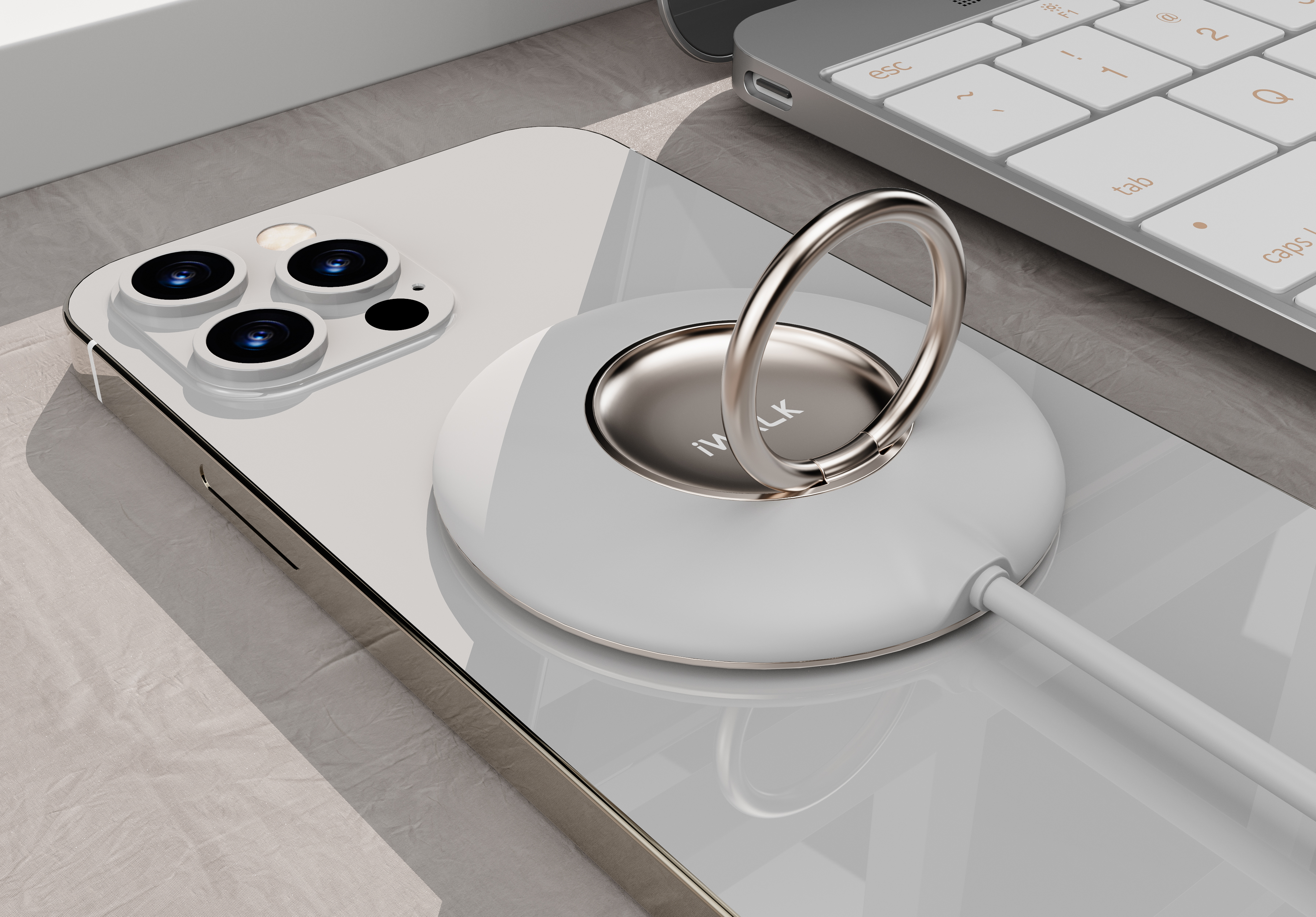 Ring buckle，Wireless charging，Magnetic attraction，Bracket，15w，