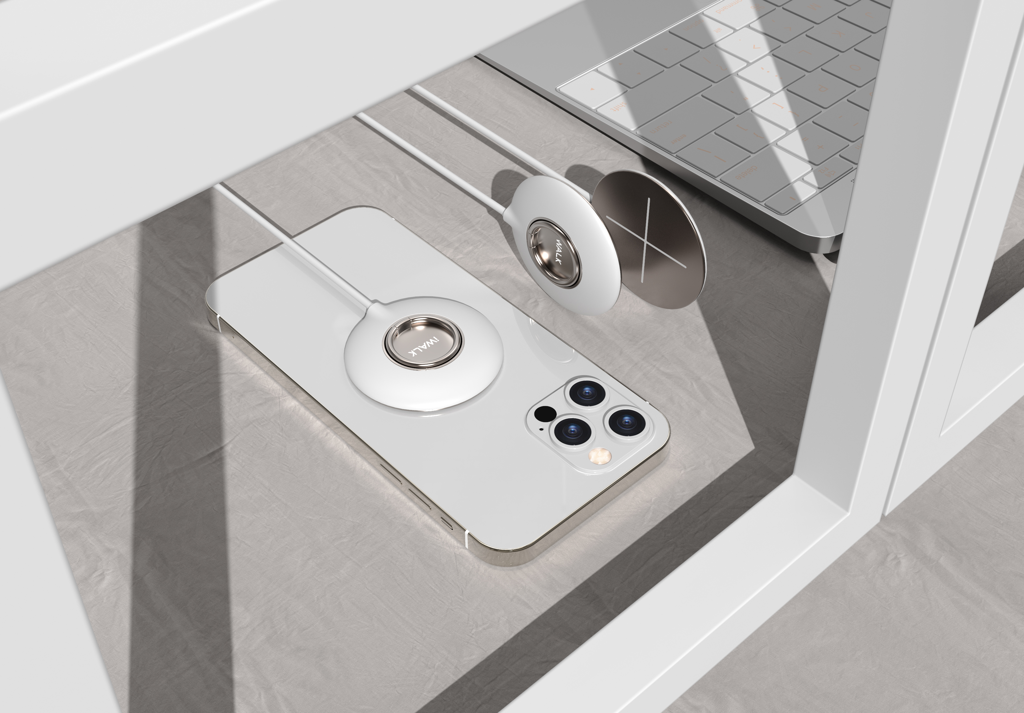 Ring buckle，Wireless charging，Magnetic attraction，Bracket，15w，