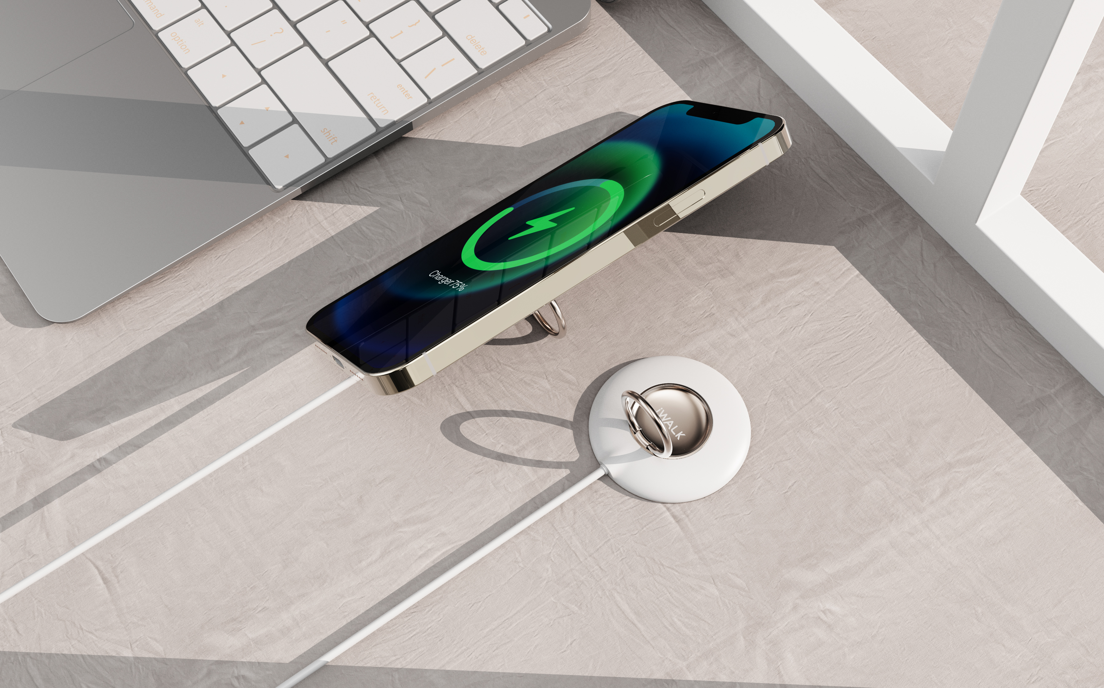 Ring buckle，Wireless charging，Magnetic attraction，Bracket，15w，