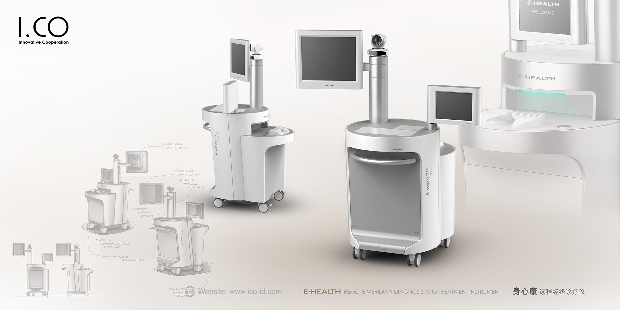 medical apparatus and instruments，Traditional Chinese medicine detection，Science and technology of traditional Chinese Medicine，product design，Appearance design，