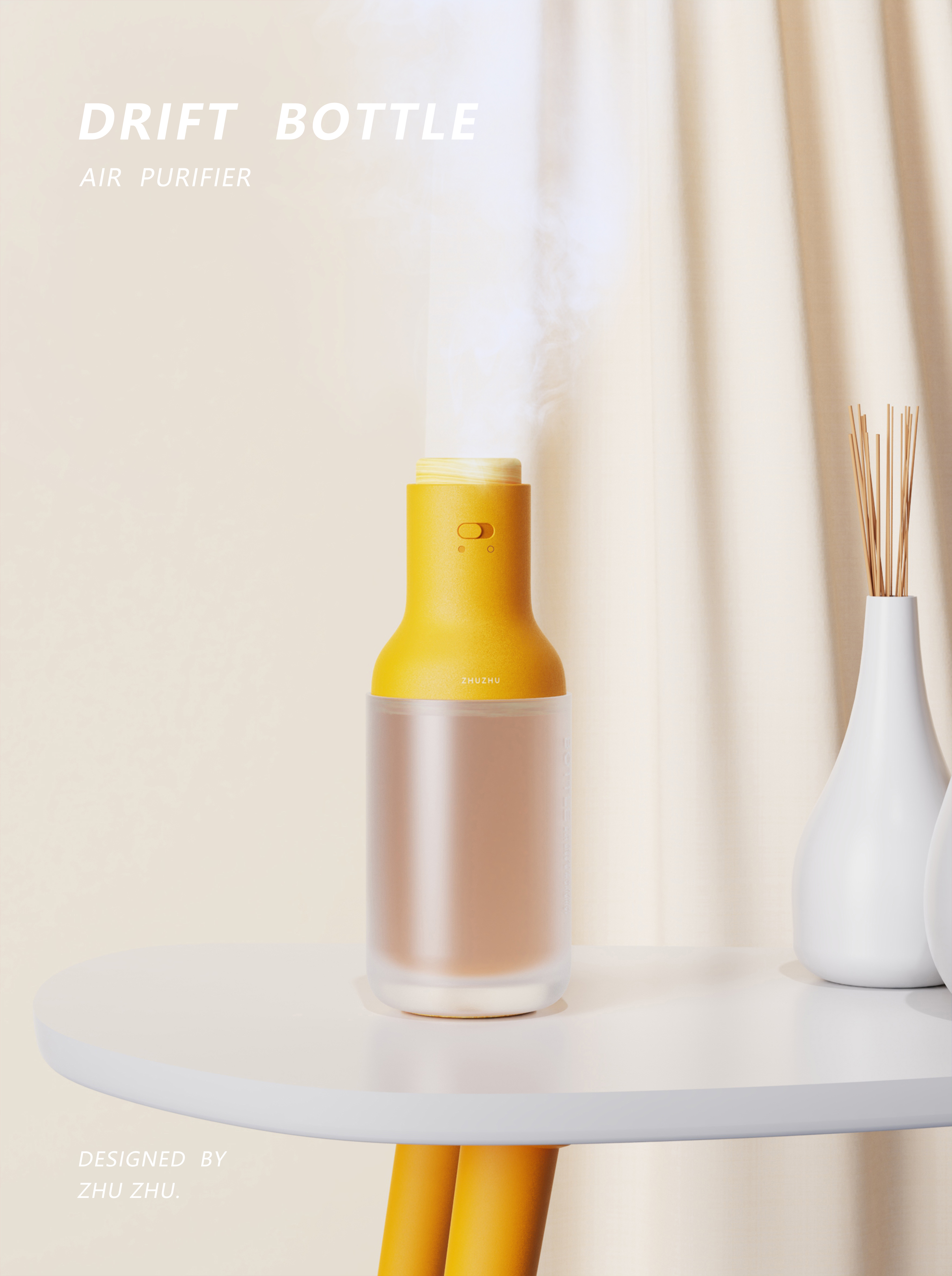 Humidifier, night light，