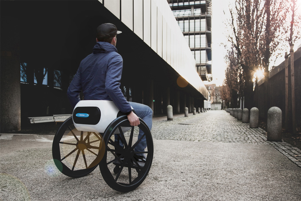 collapsible wheelchair，Revolve Air，Folding rear wheel，