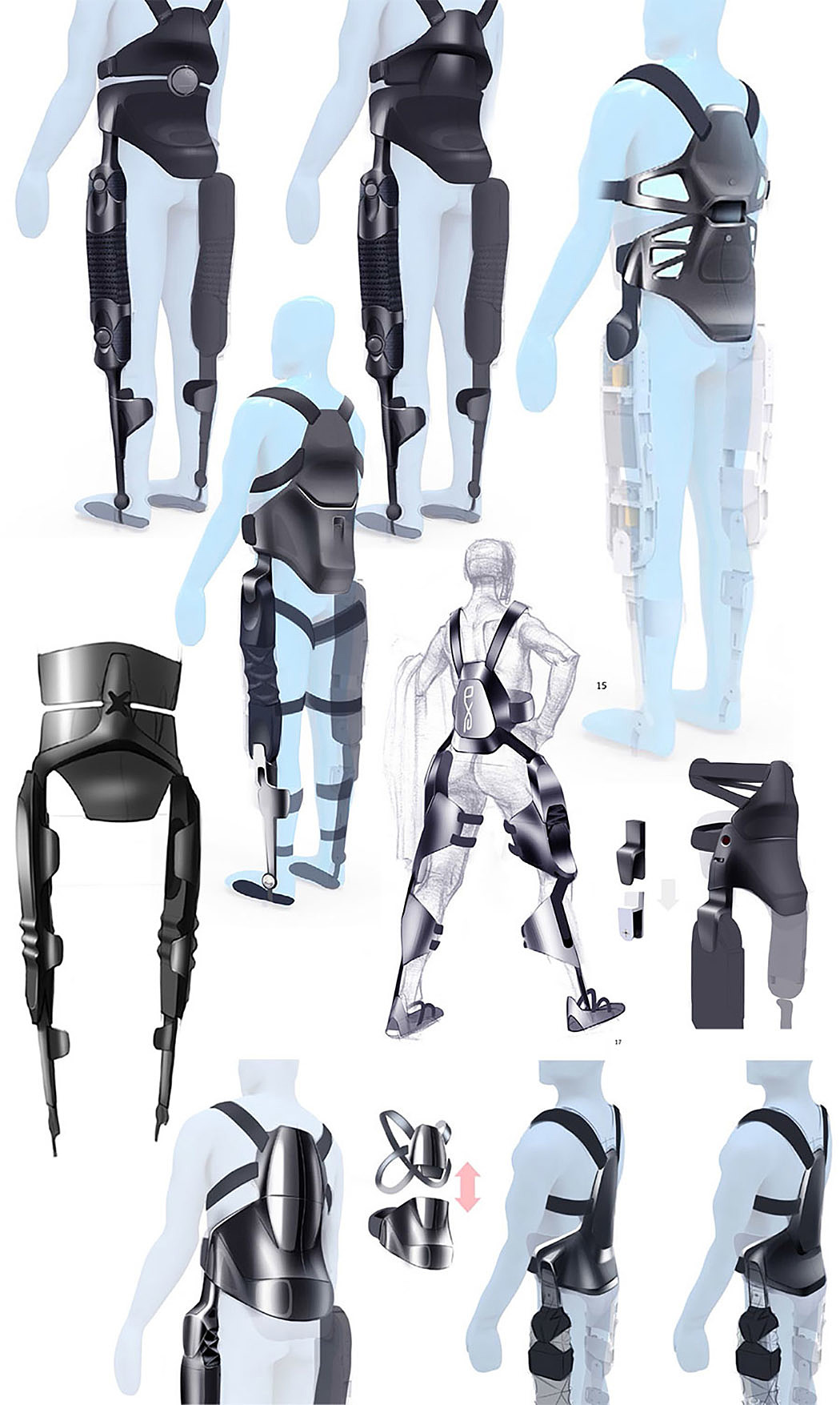 a prosthesis，Exoathlete，hommization，Textile，mechanism，