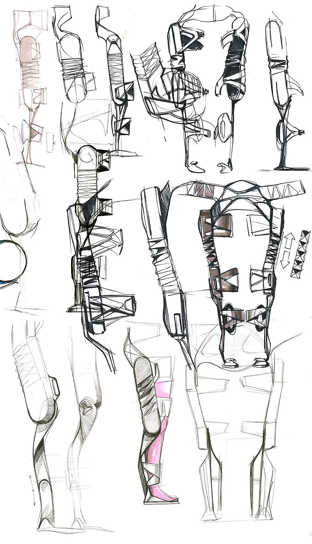 a prosthesis，Exoathlete，hommization，Textile，mechanism，
