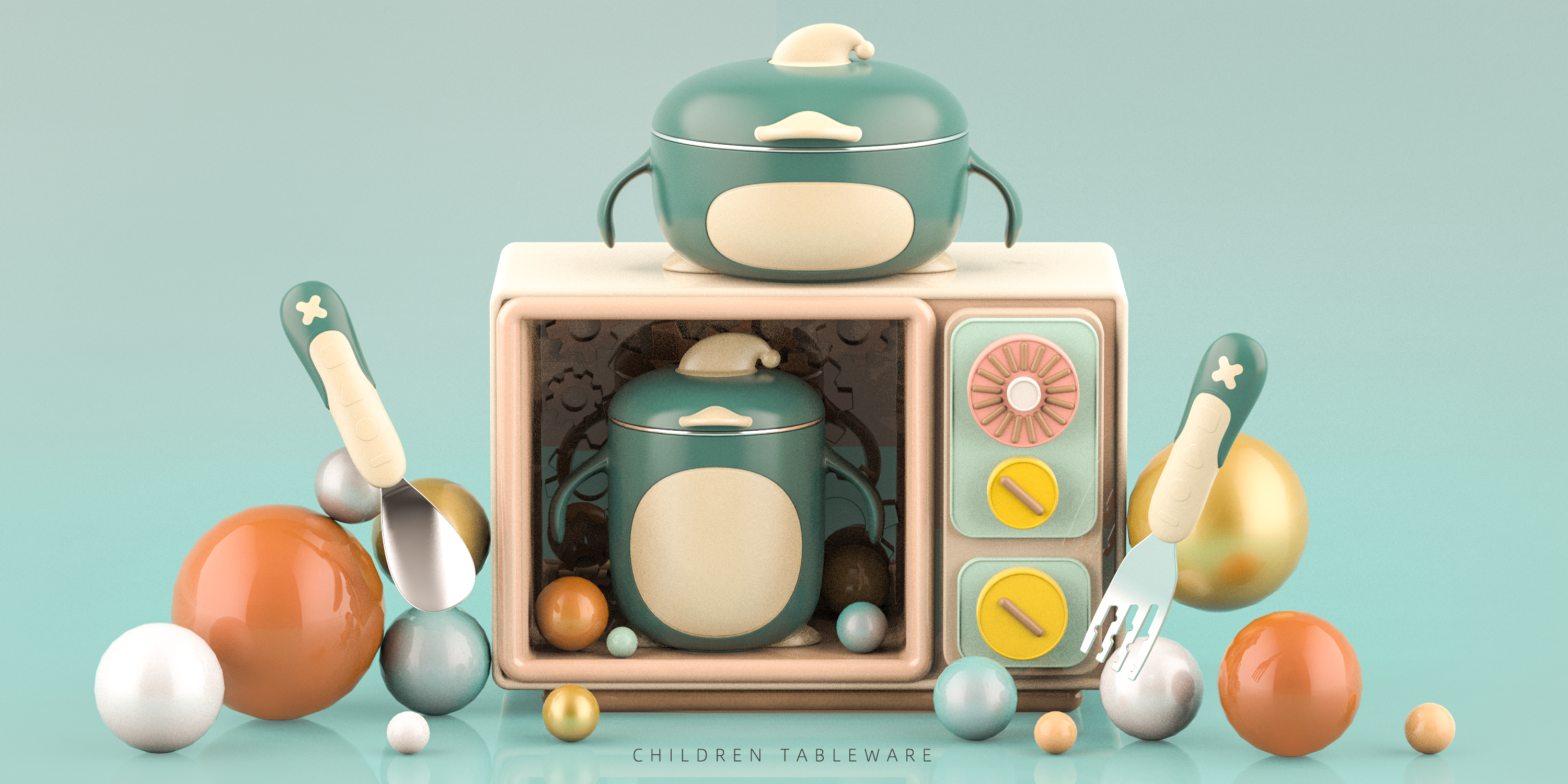 Children tableware，