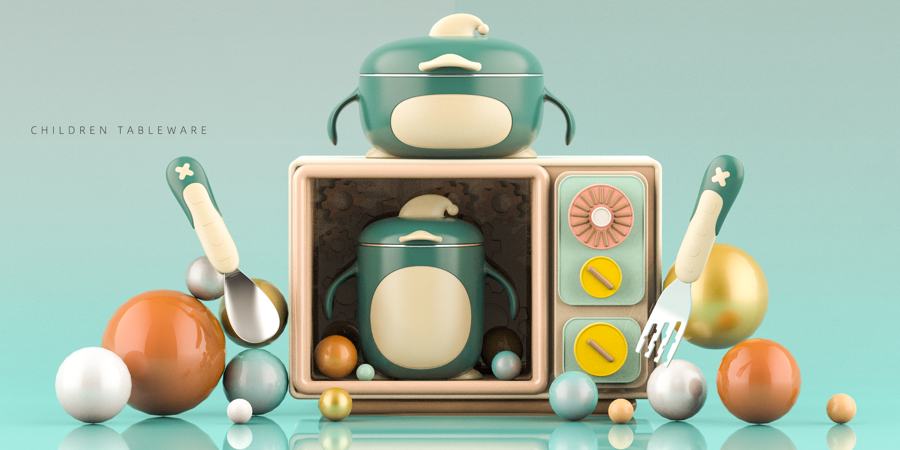 Children tableware，