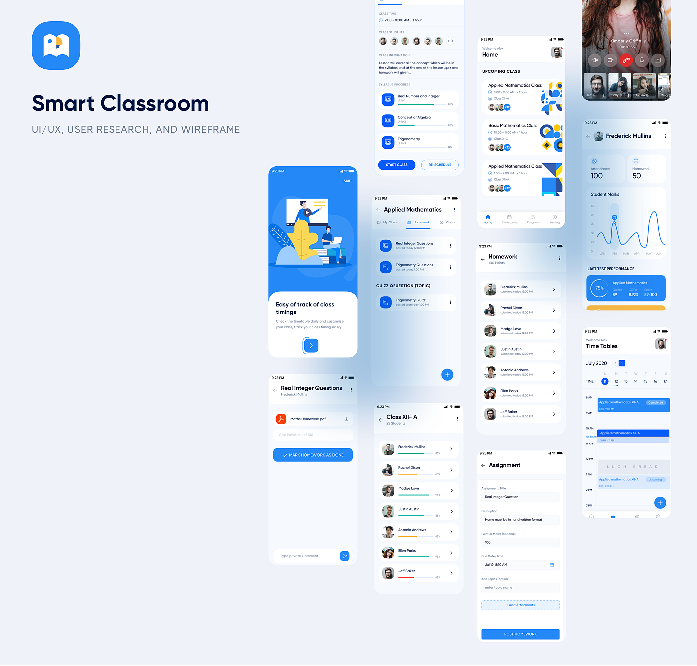Online Classroom UI/UX Case Study - 普象网