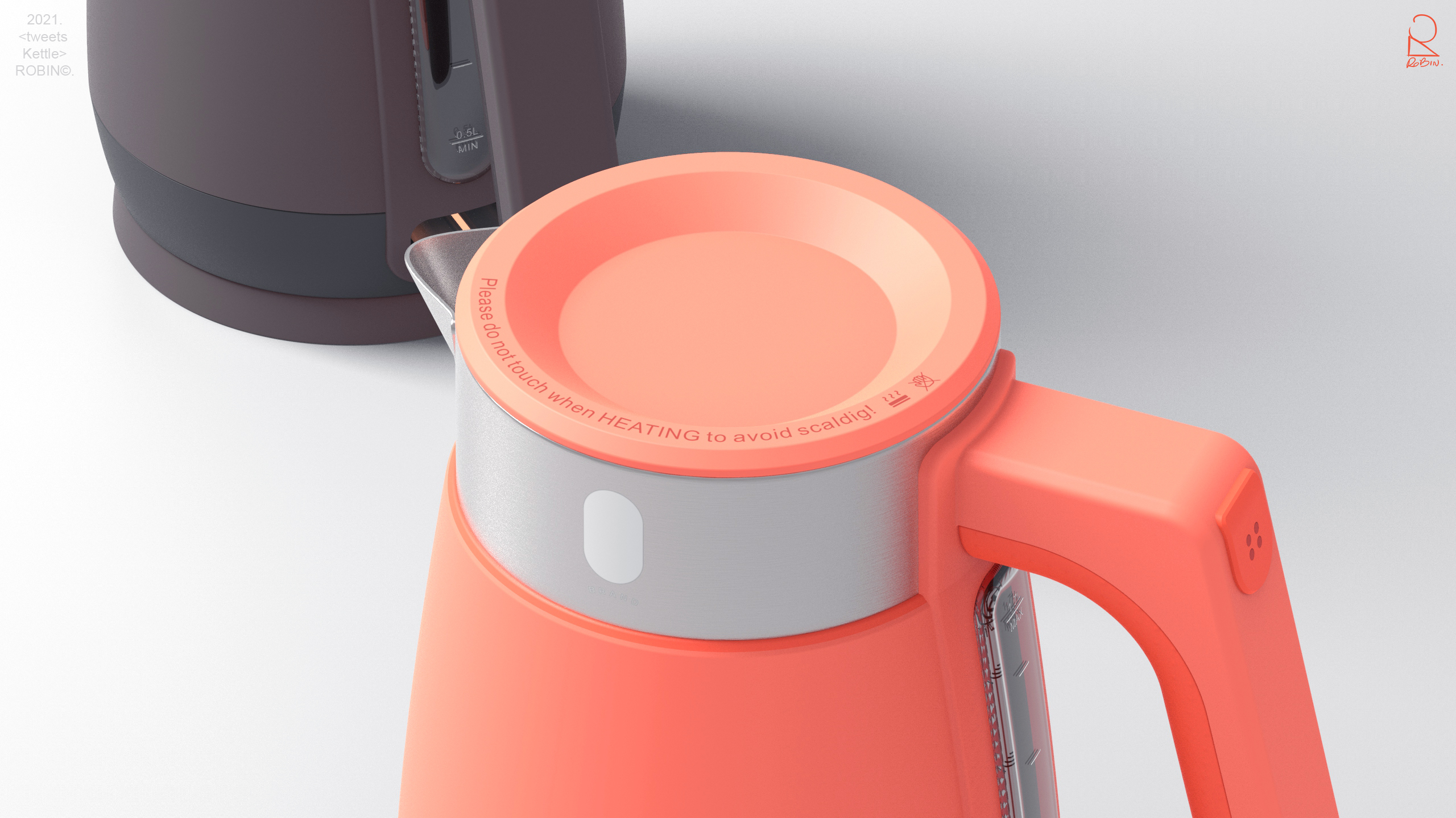 kettle，concept，Kettle，small home appliances，Simplicity，Minimalist，color，Nordic style，