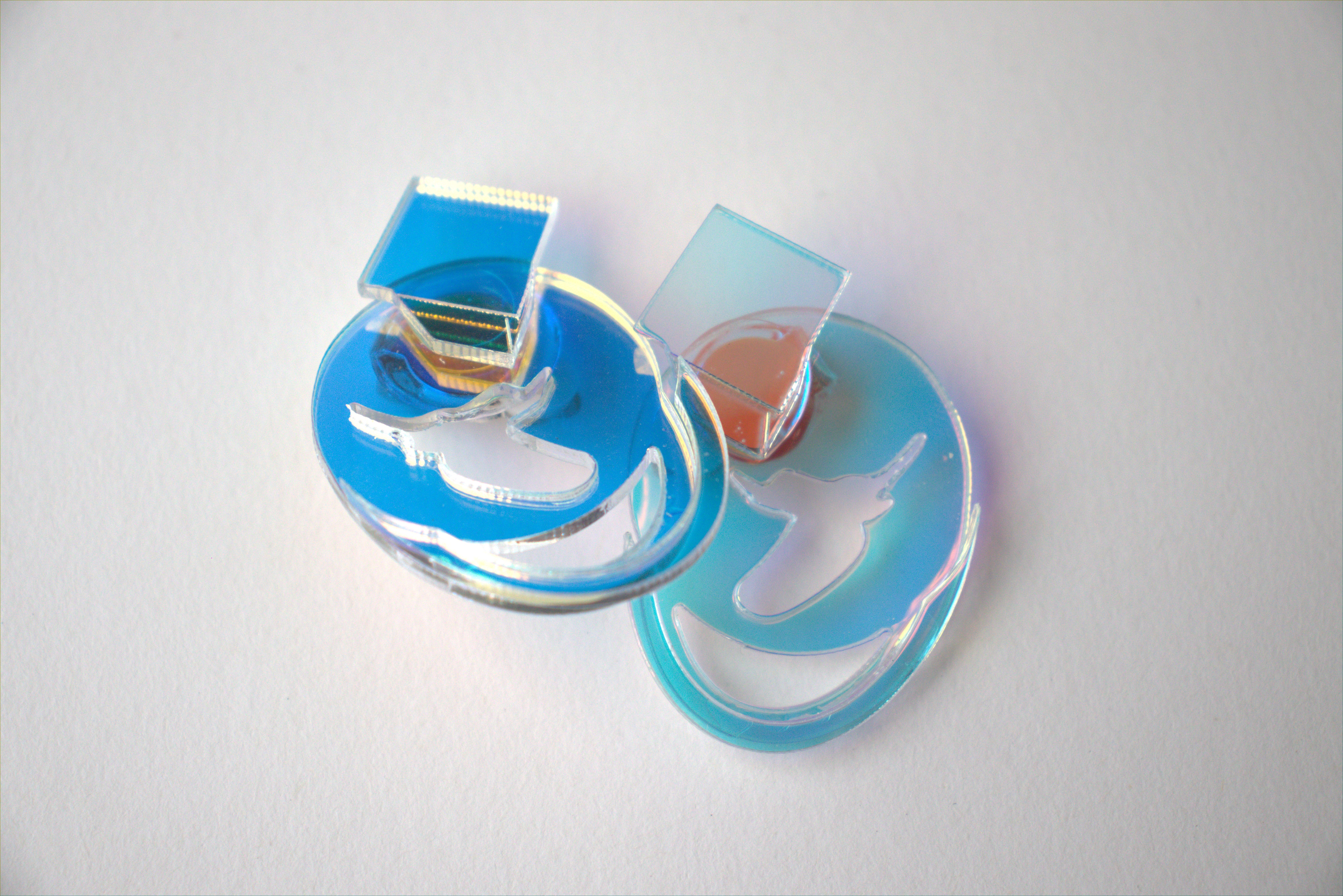 Earrings，Acrylic，Cultural creation，original，