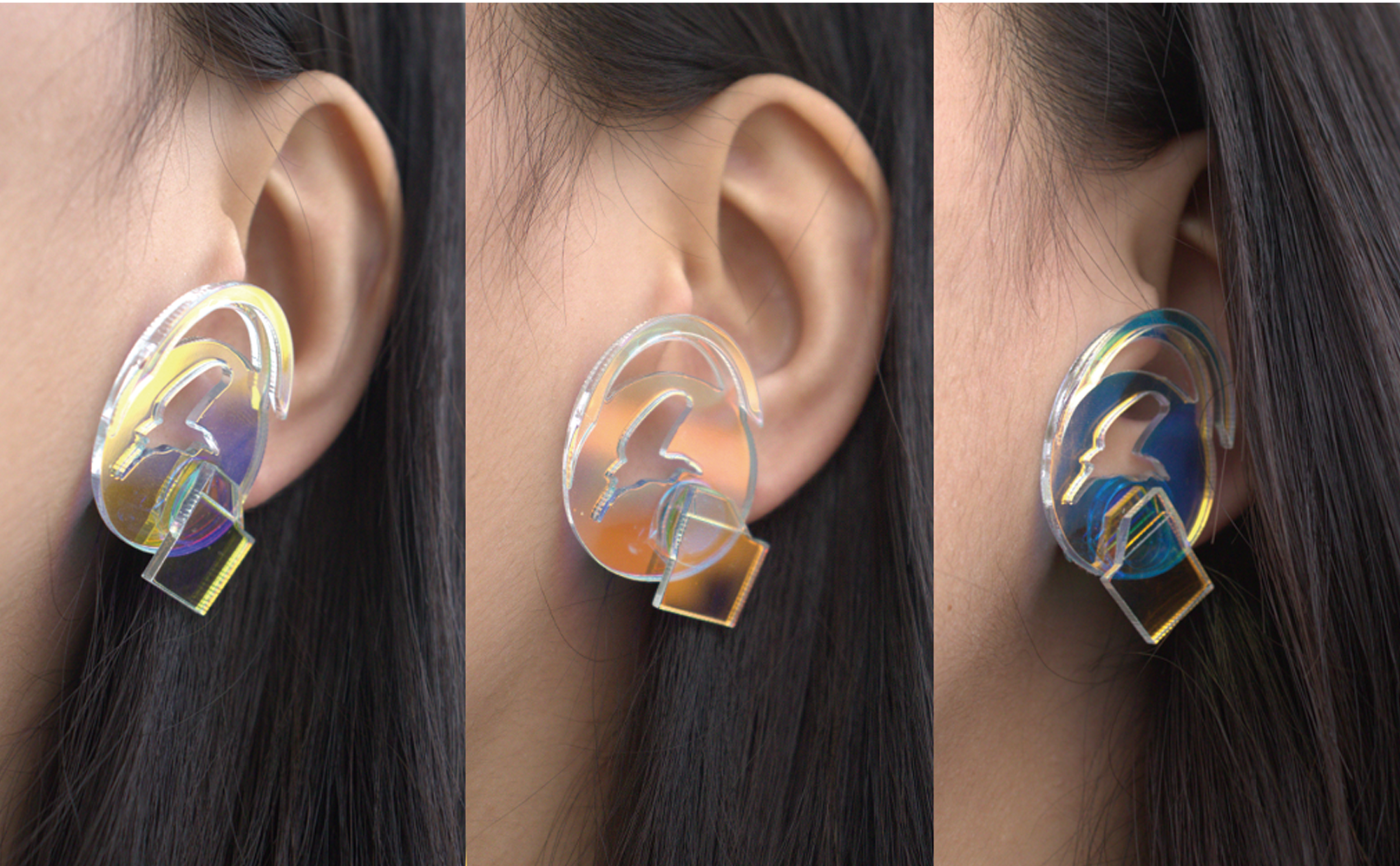 Earrings，Acrylic，Cultural creation，original，