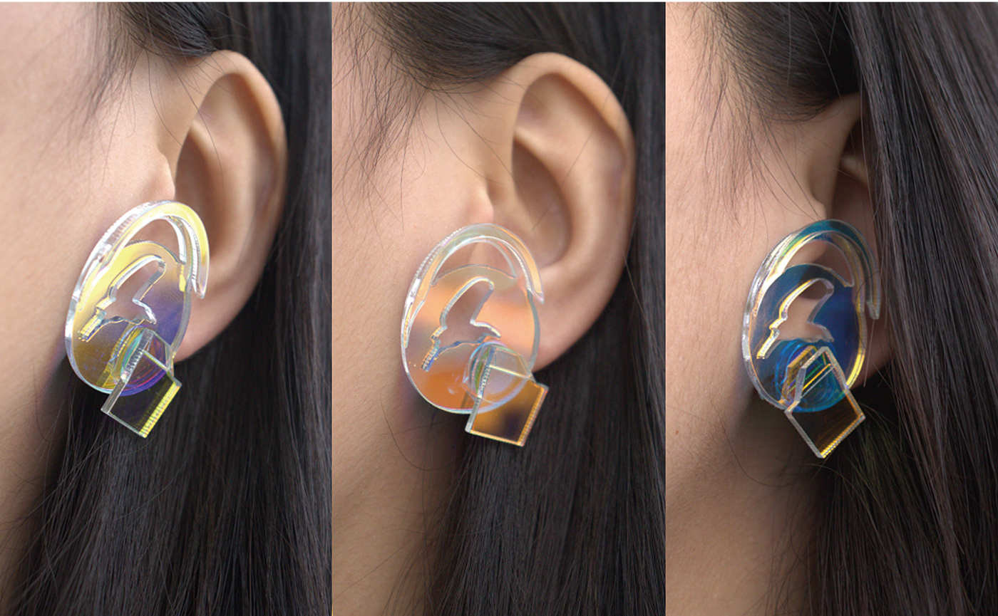 Earrings，Acrylic，Cultural creation，original，