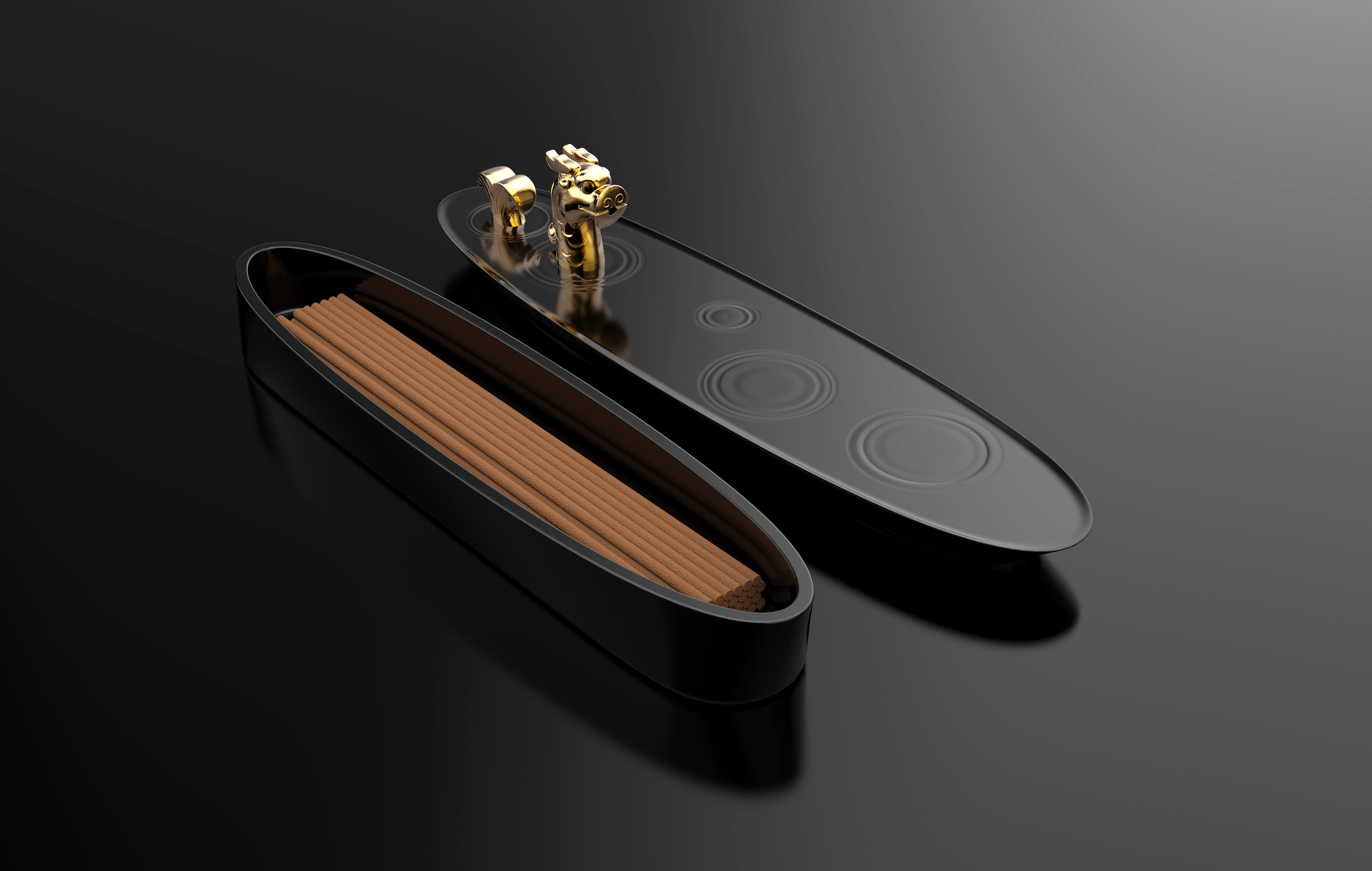 Cultural and creative design，museum，Ceramic design，Incense utensil，