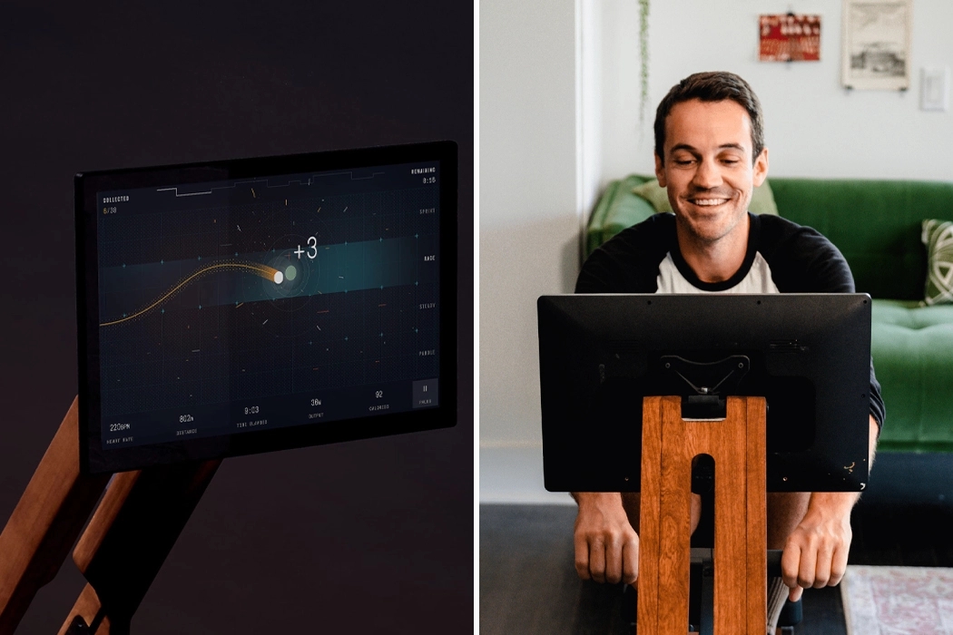 rowing，apparatus，game，screen，