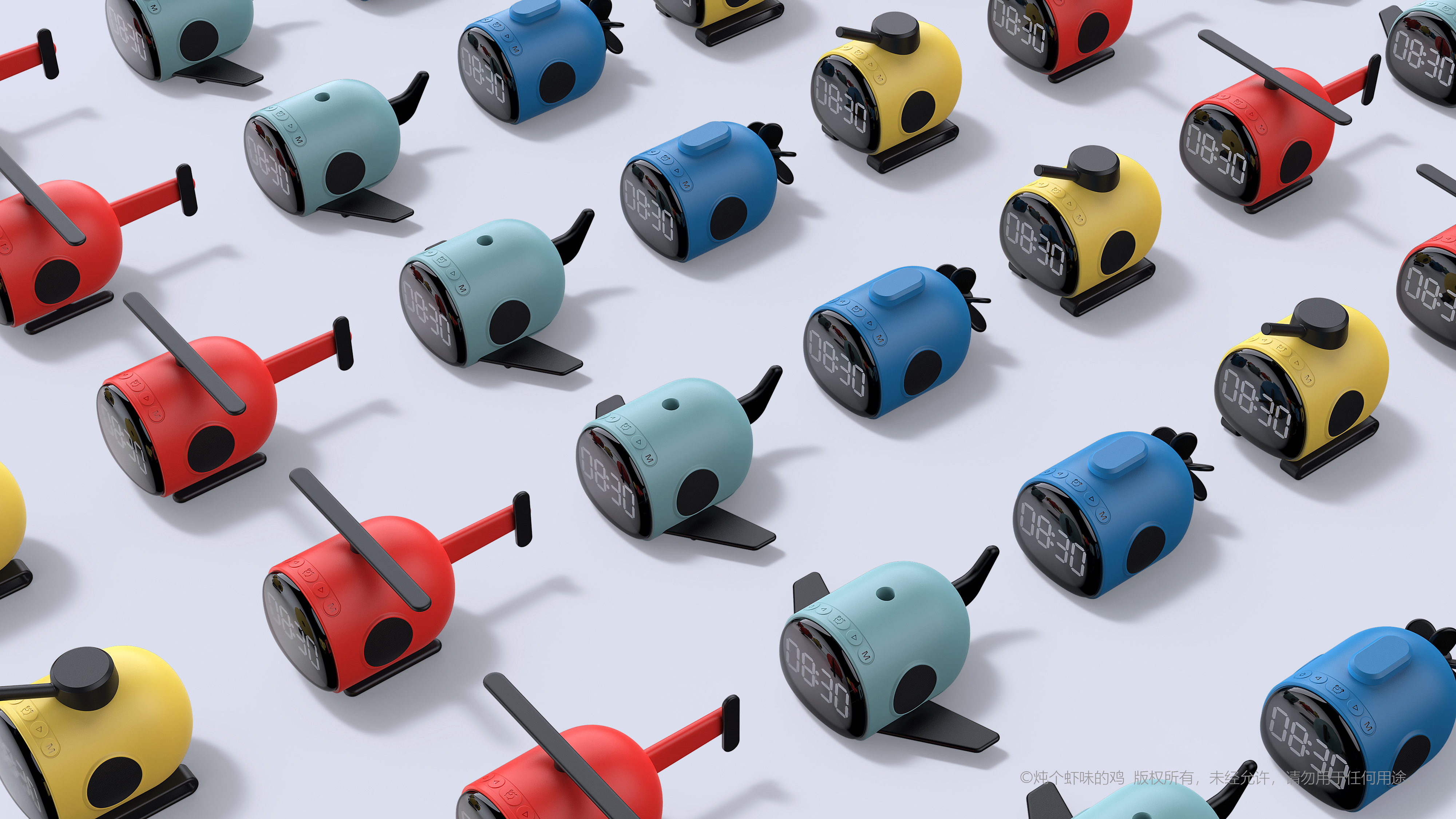 aircraft，helicopter，diy，sound，alarm clock，Building blocks，