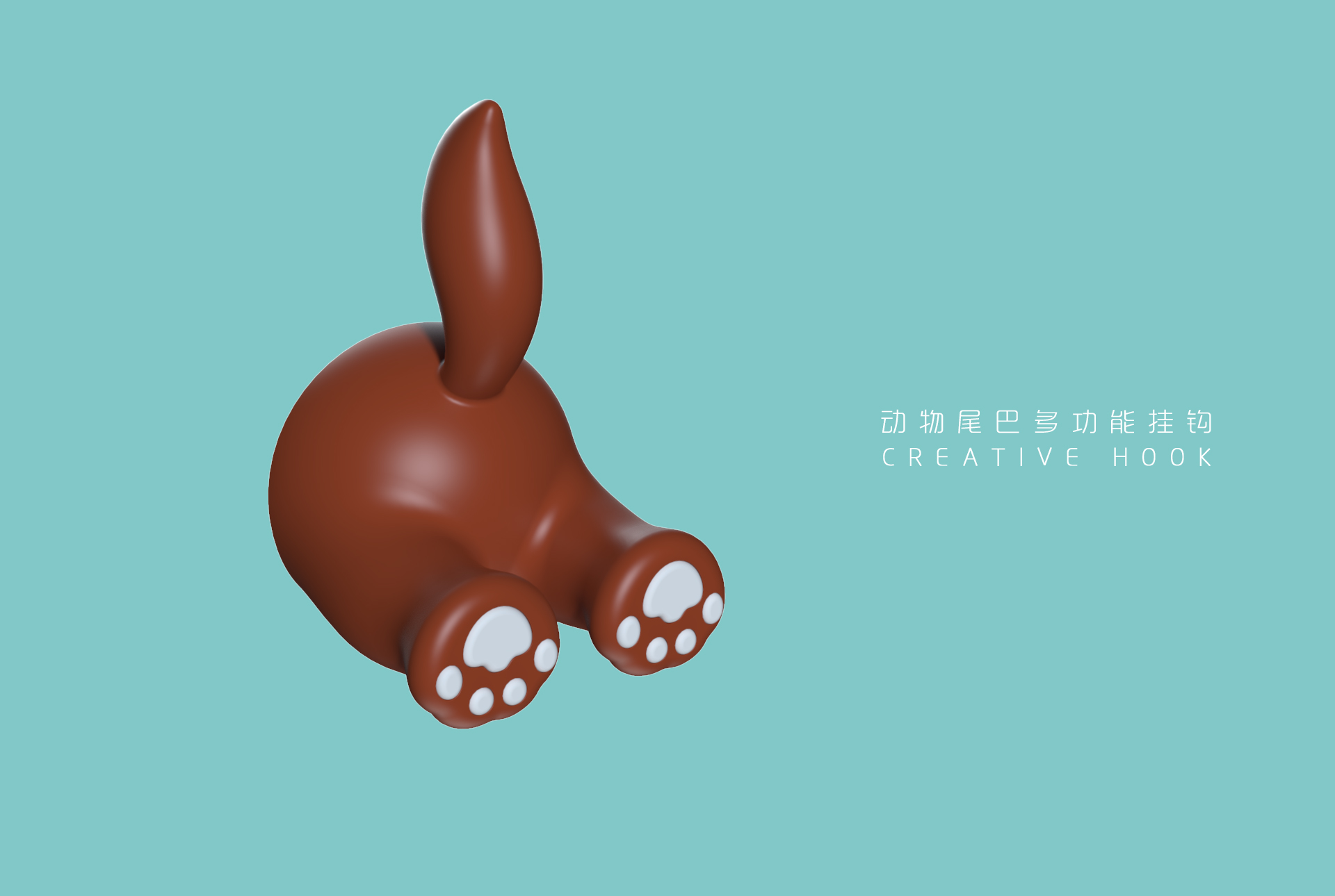 animal，tail，a hook，Creative hook，Fun hook，fox，dinosaur，Kitty，