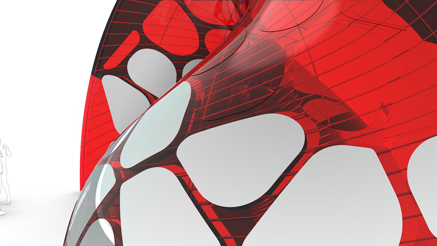 Interaction module，Installation art，interactive，Parametric design，rhinoceros，School day，