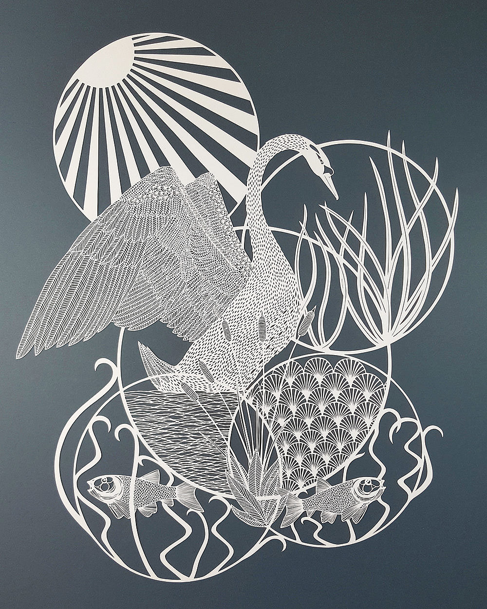 paper-cut，image，British artist，