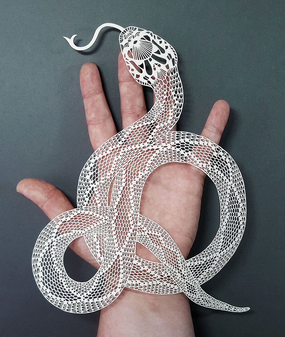 paper-cut，image，British artist，