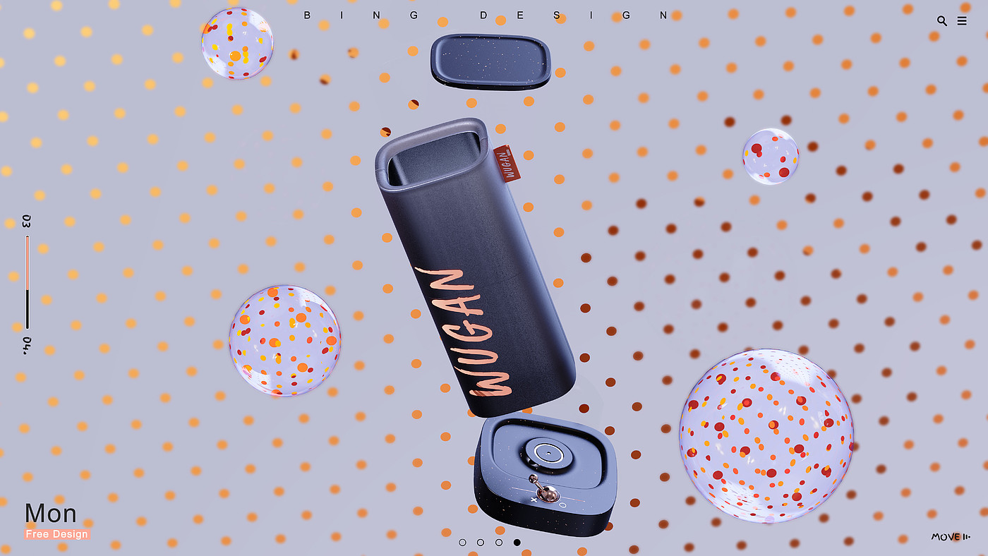 Fashion home appliances，Ultrasonic cleaner，Tide play，