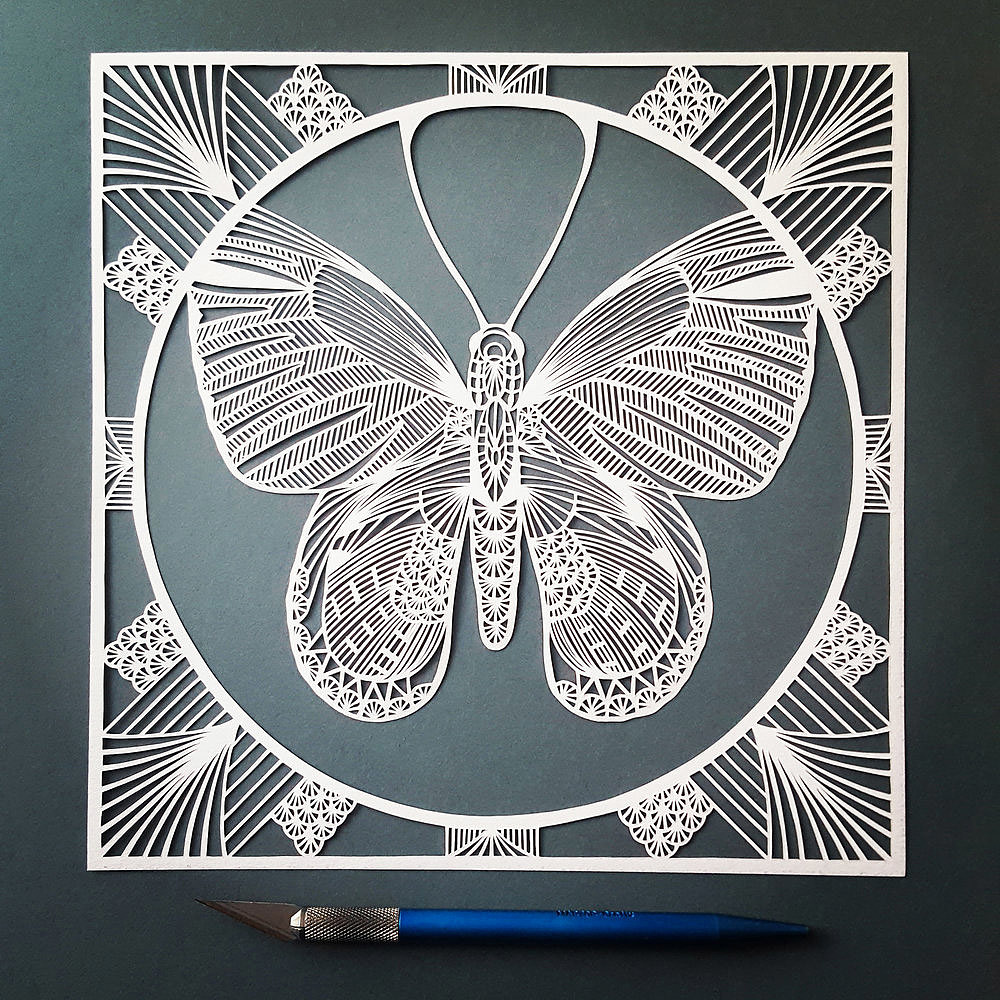 paper-cut，image，British artist，