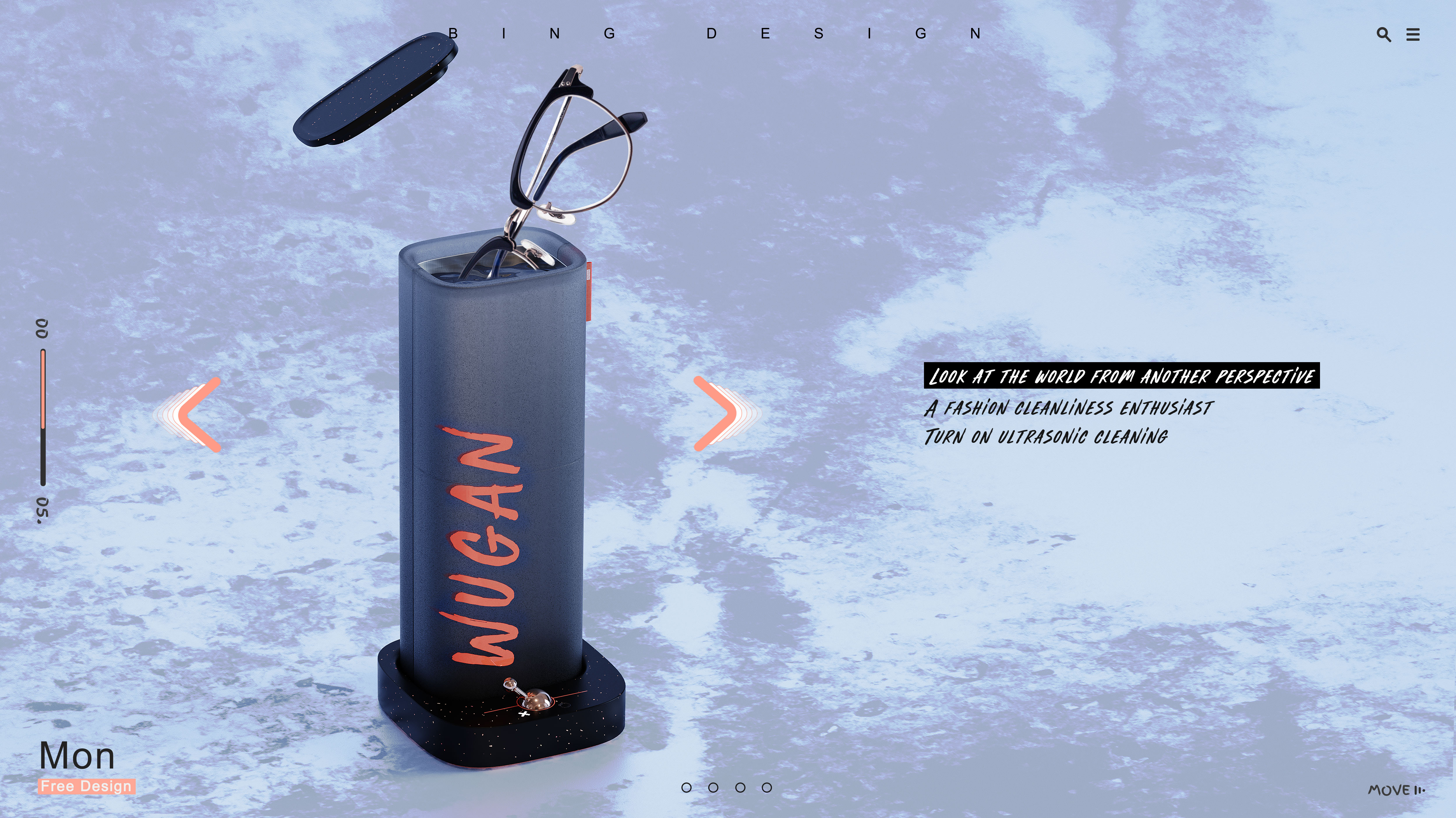 Fashion home appliances，Ultrasonic cleaner，Tide play，