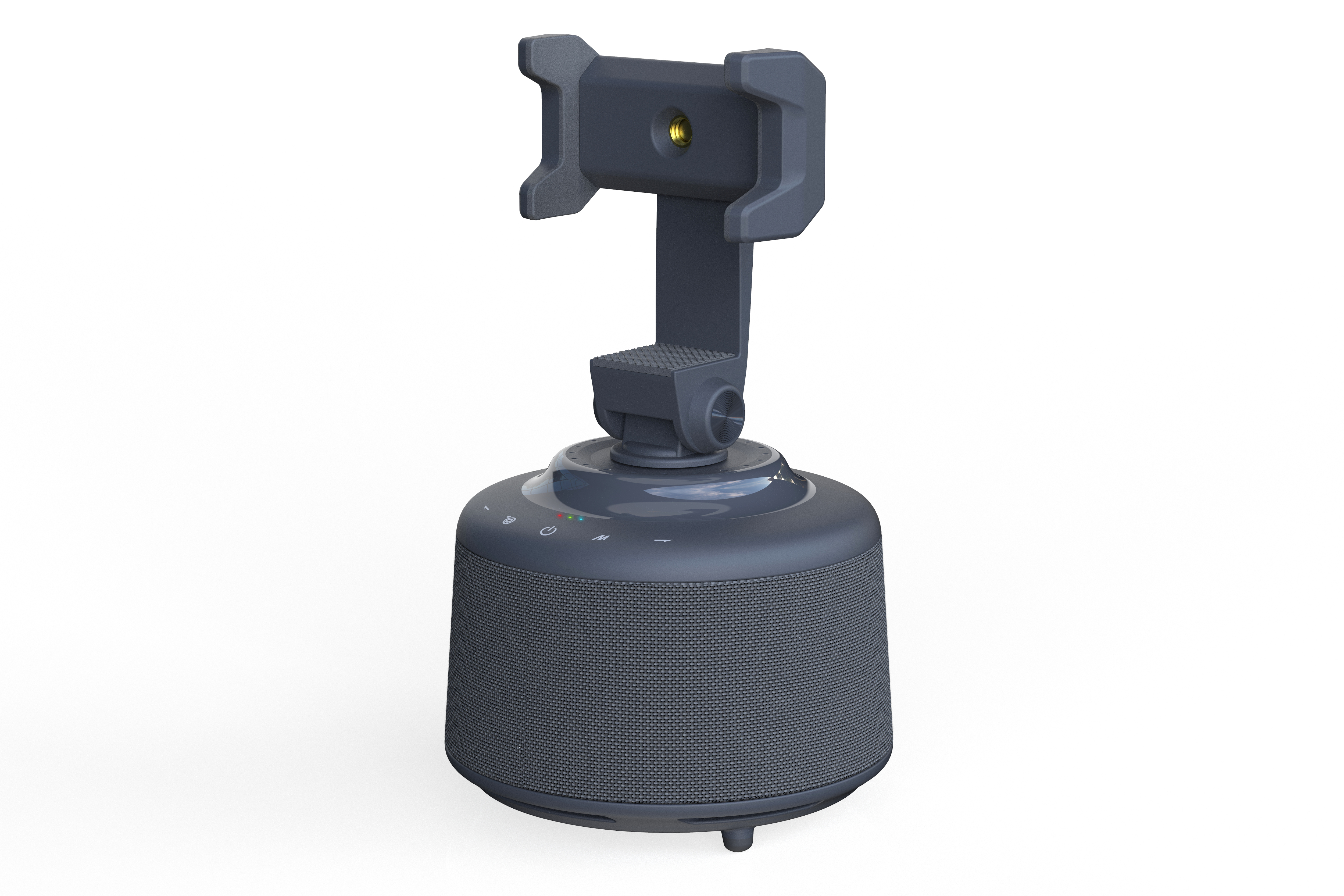 Speaker, mobile phone bracket, intelligent follow-up，