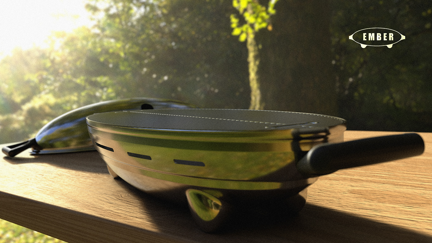 ember，barbecue grill，portable，