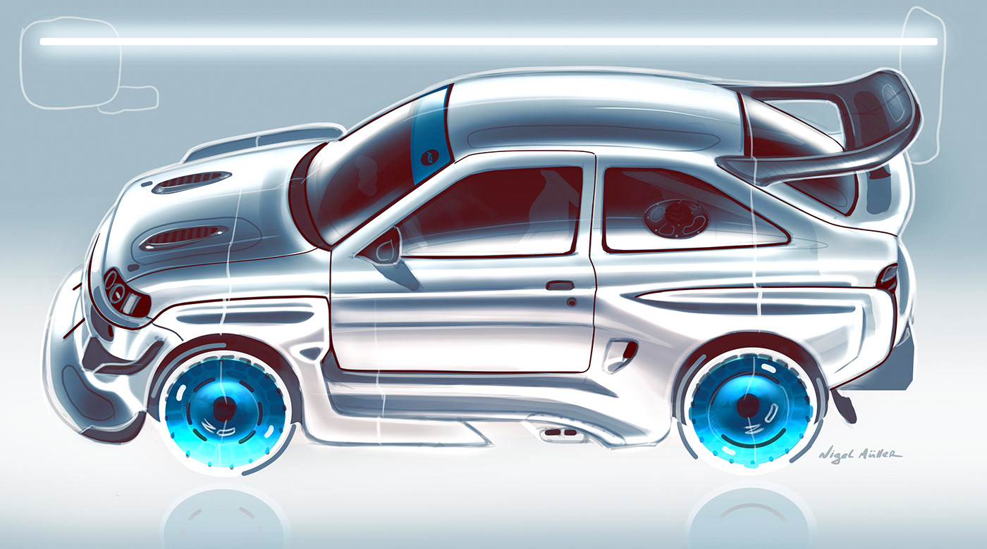 automobile，Render，modelling，