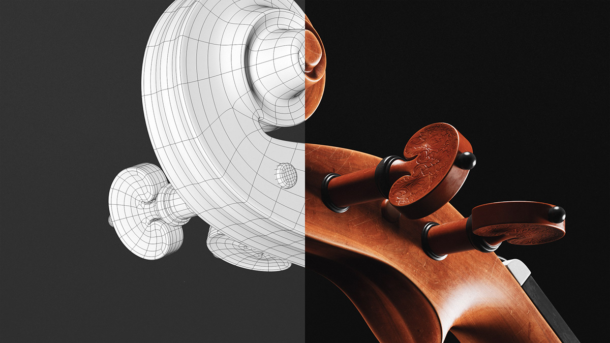 Violin​​​​​​​​​​​​​​，violin，modeling，