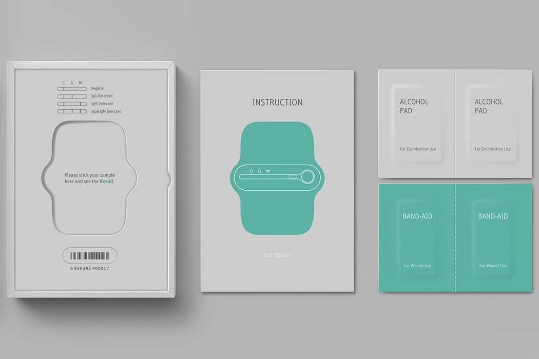 Band aid，virus detection ，family，Covid-19，