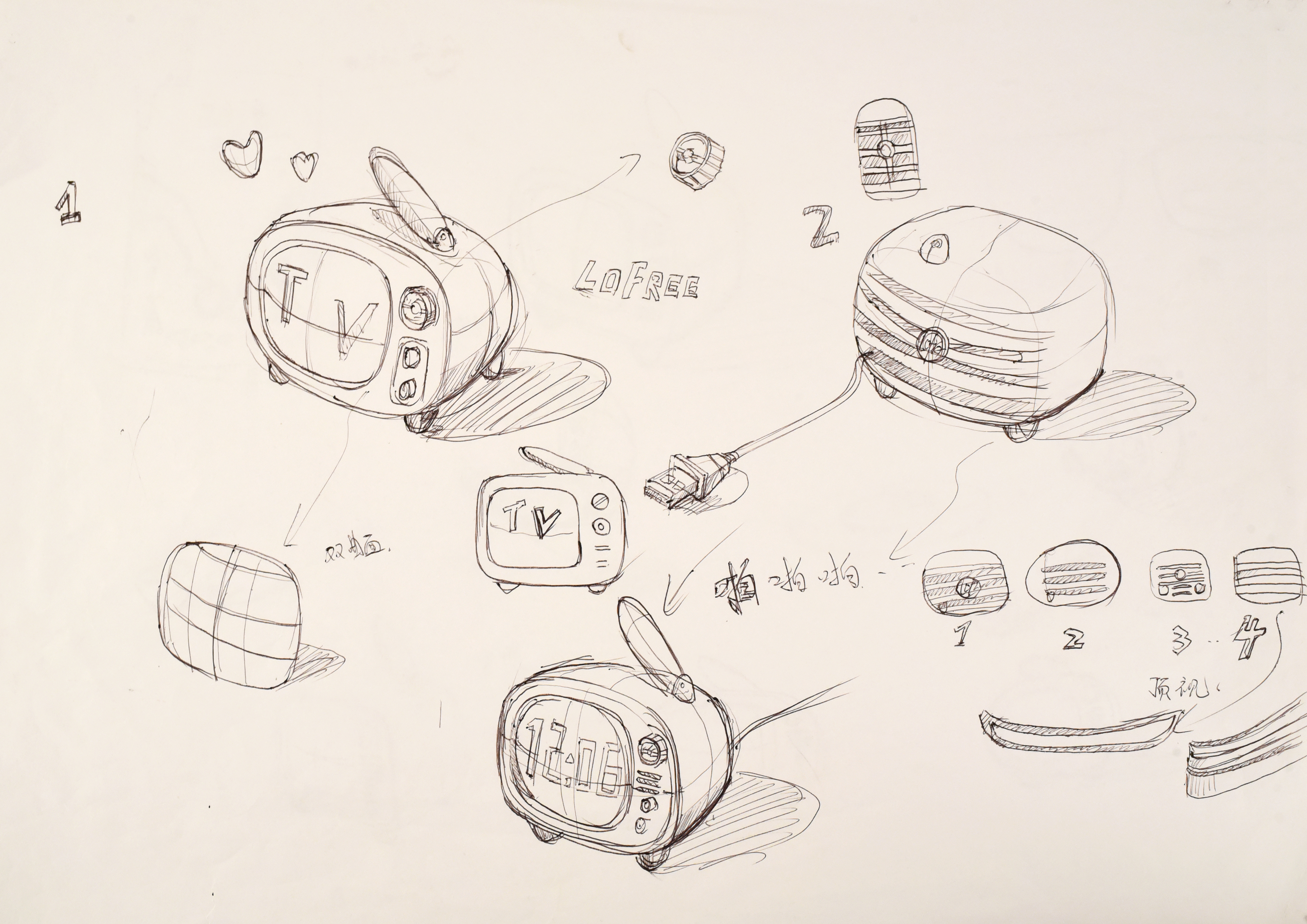 Hand drawn，sketch，