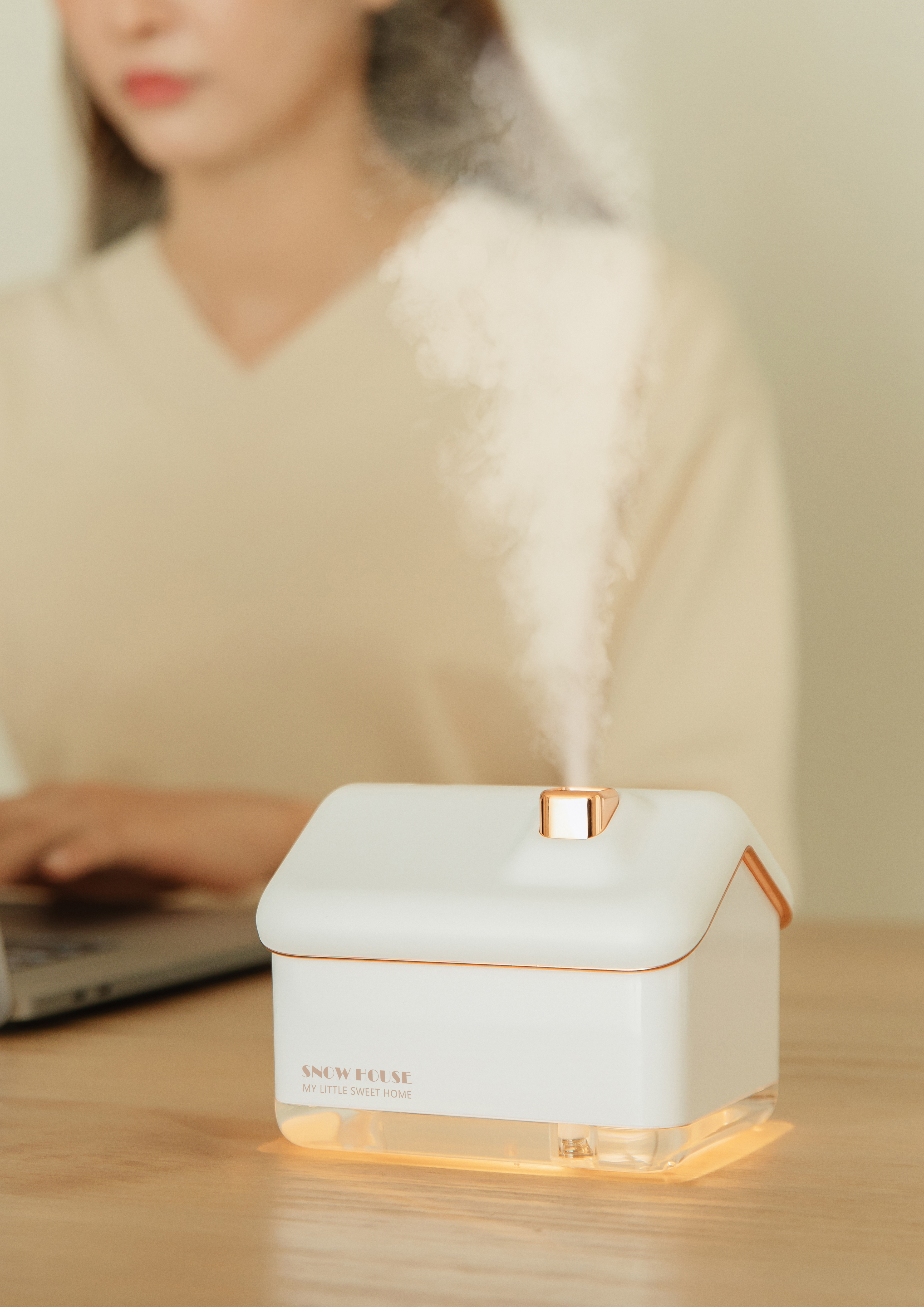 Snow house，Humidifier，Cultural creation，originality，gift，Gift customization，