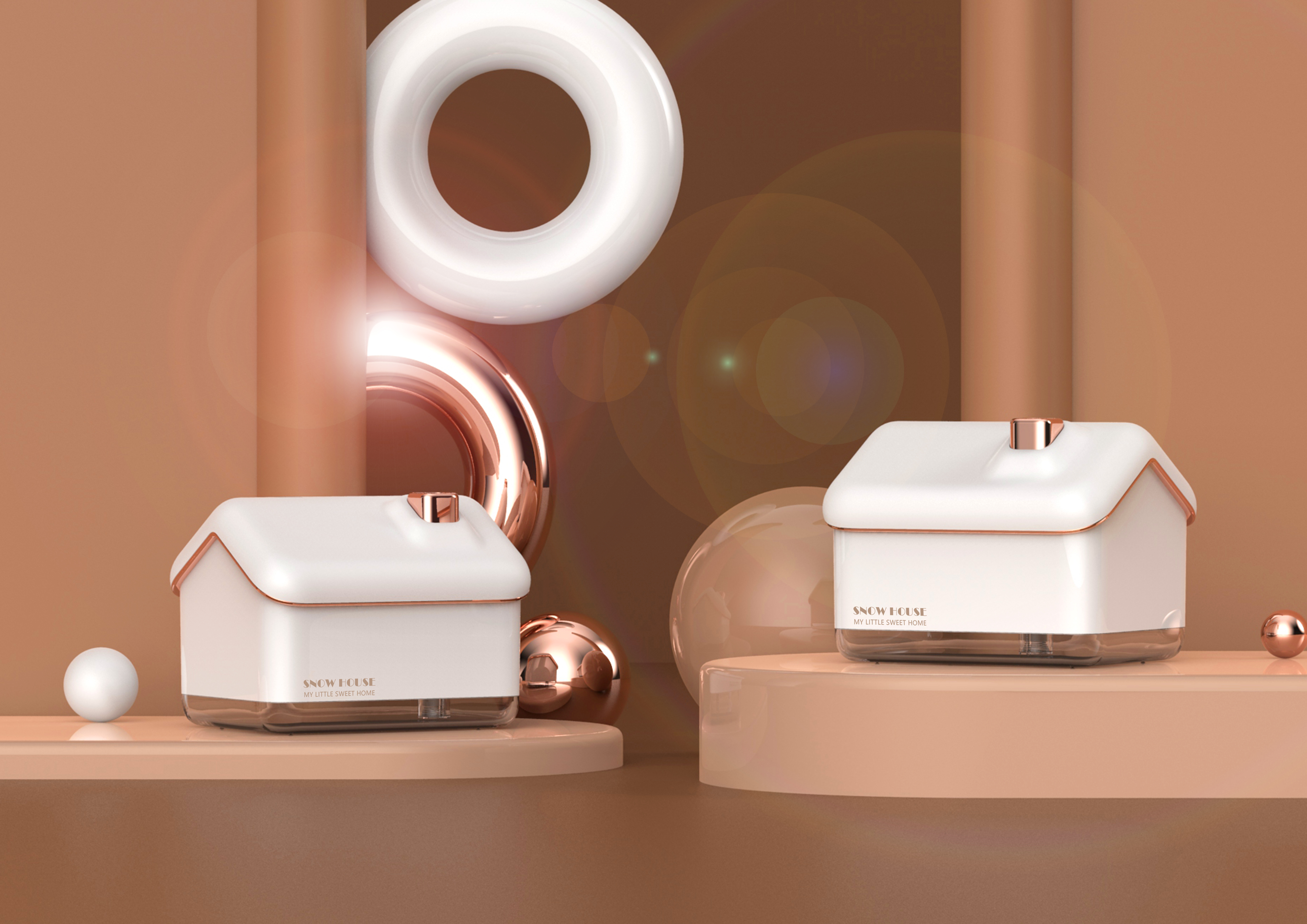 Snow house，Humidifier，Cultural creation，originality，gift，Gift customization，