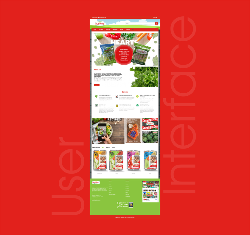 MEXICO，healthy，web design，website，ux/ui，red，sport，FOOD，