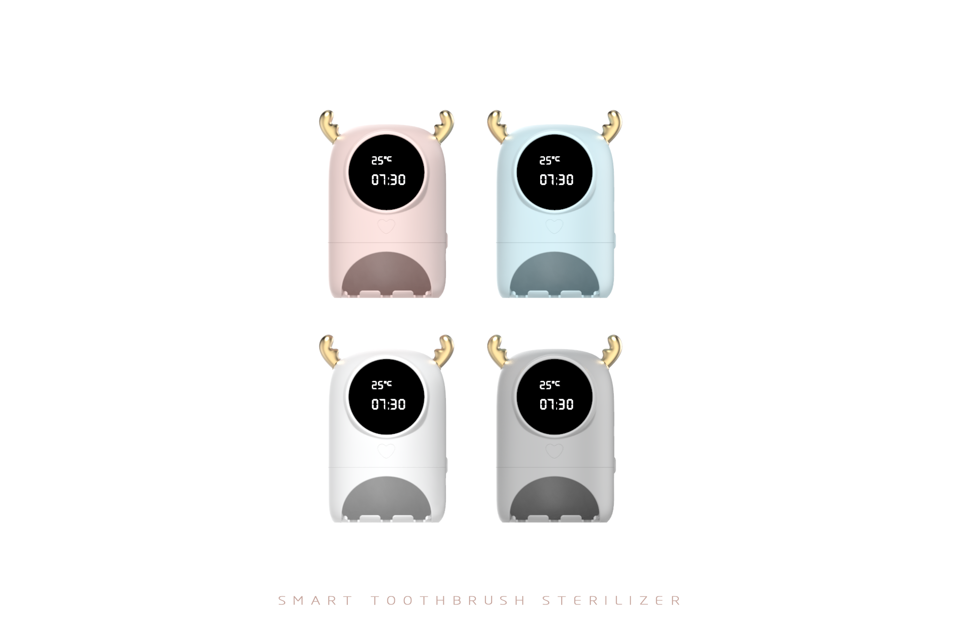 lovely，adorable，deer，wash supplies，Daily life，Cosmetic mirror，Beauty mirror，Toothbrush disinfection，