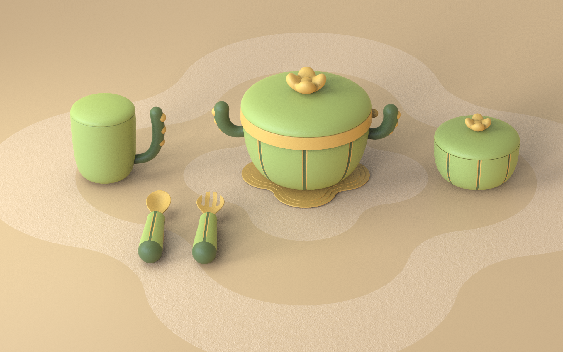 Children's tableware, heat preservation bowl, children's products，