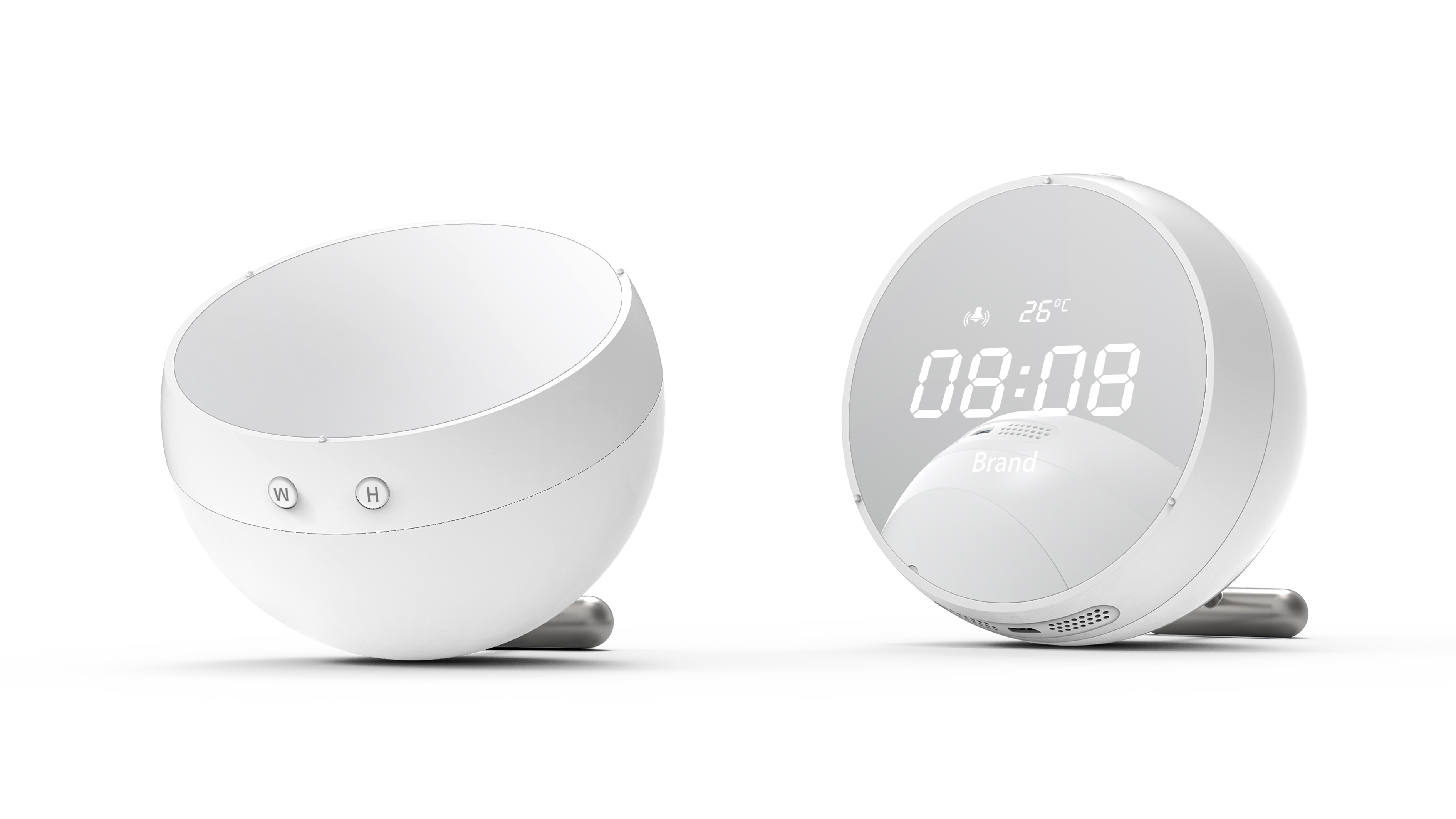 Clock，lamp，alarm clock，Cosmetic mirror，