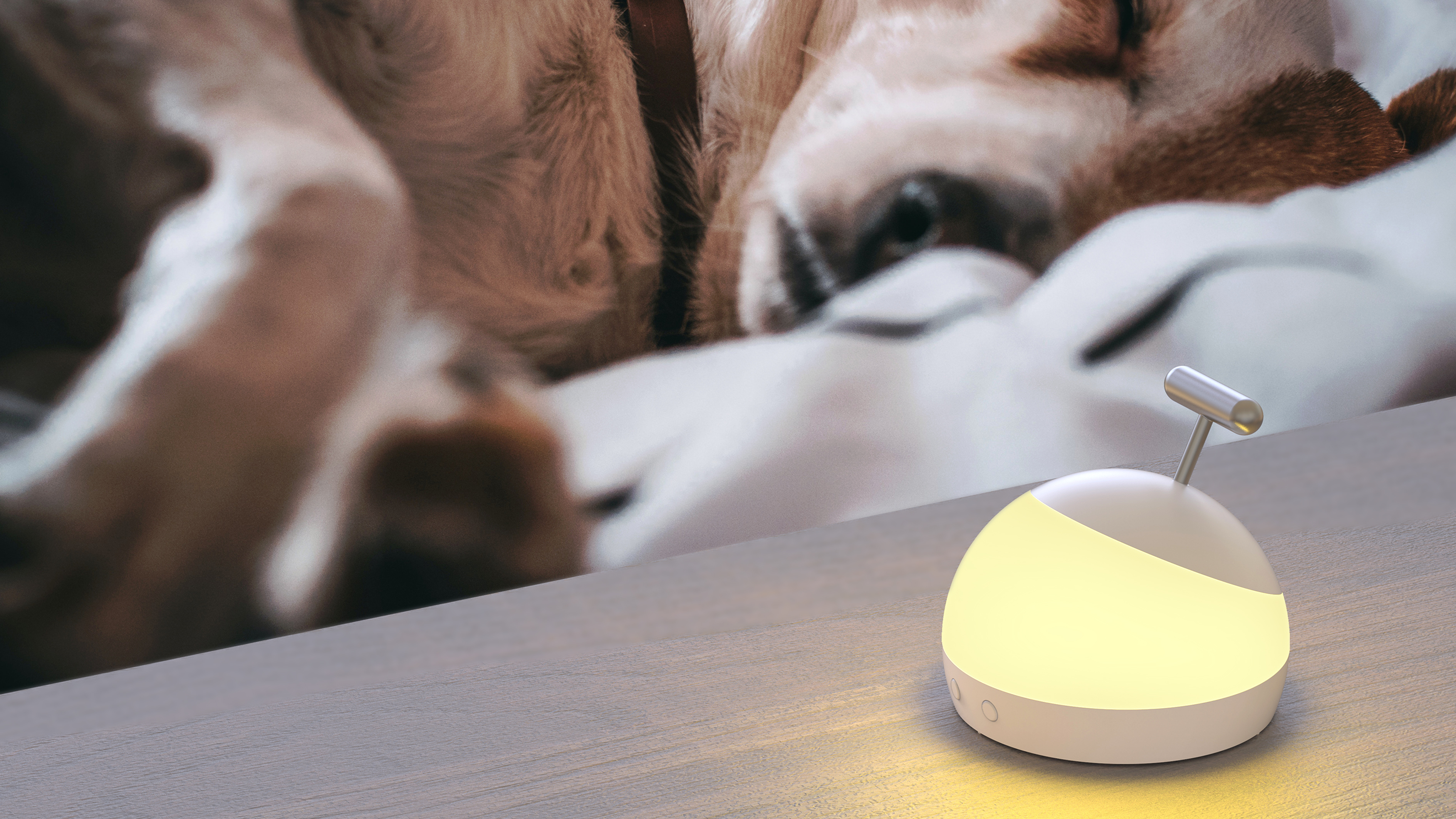 Clock，lamp，alarm clock，Cosmetic mirror，