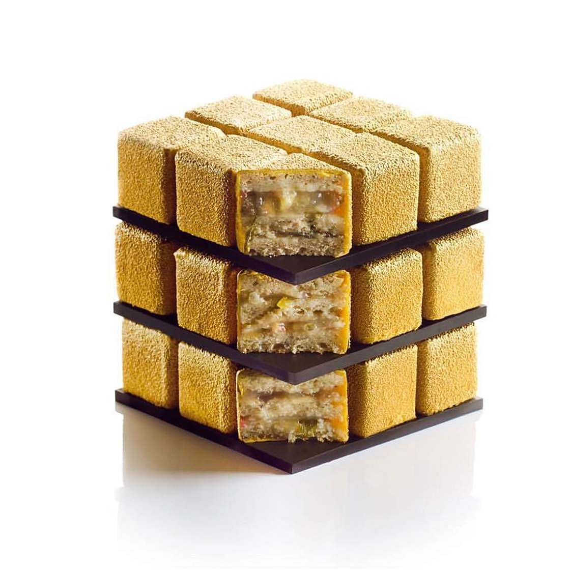 Creative design，Cake，Rubik's Cube，modelling，