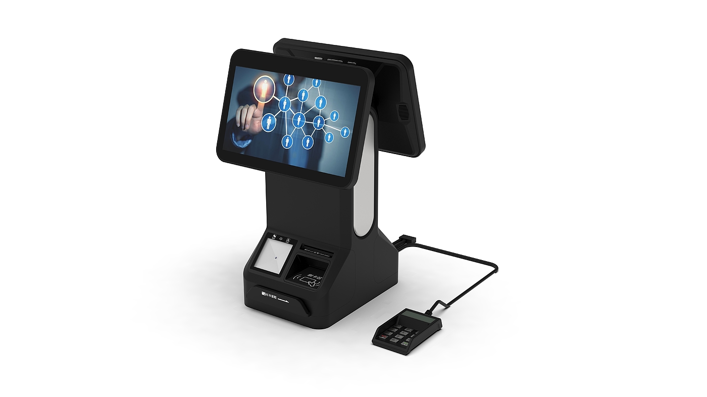 lcd; Financial suite; Including printing device;，