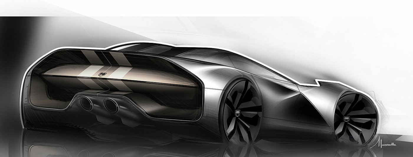 automobile，vehicle，conceptual design，Sports car，