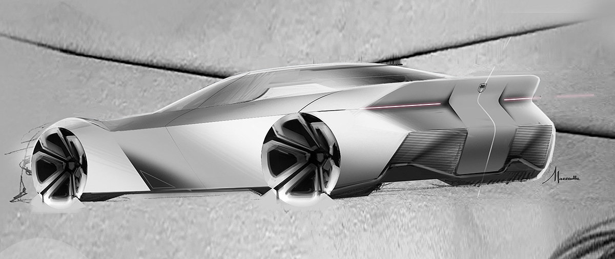 automobile，vehicle，conceptual design，Sports car，