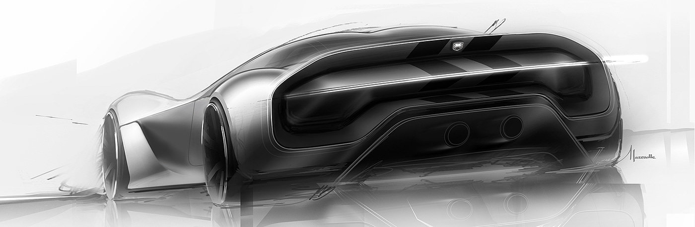 automobile，vehicle，conceptual design，Sports car，