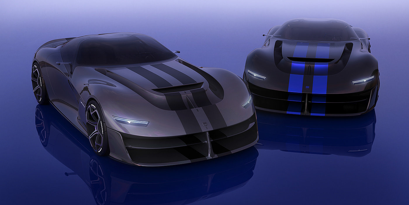 automobile，vehicle，conceptual design，Sports car，