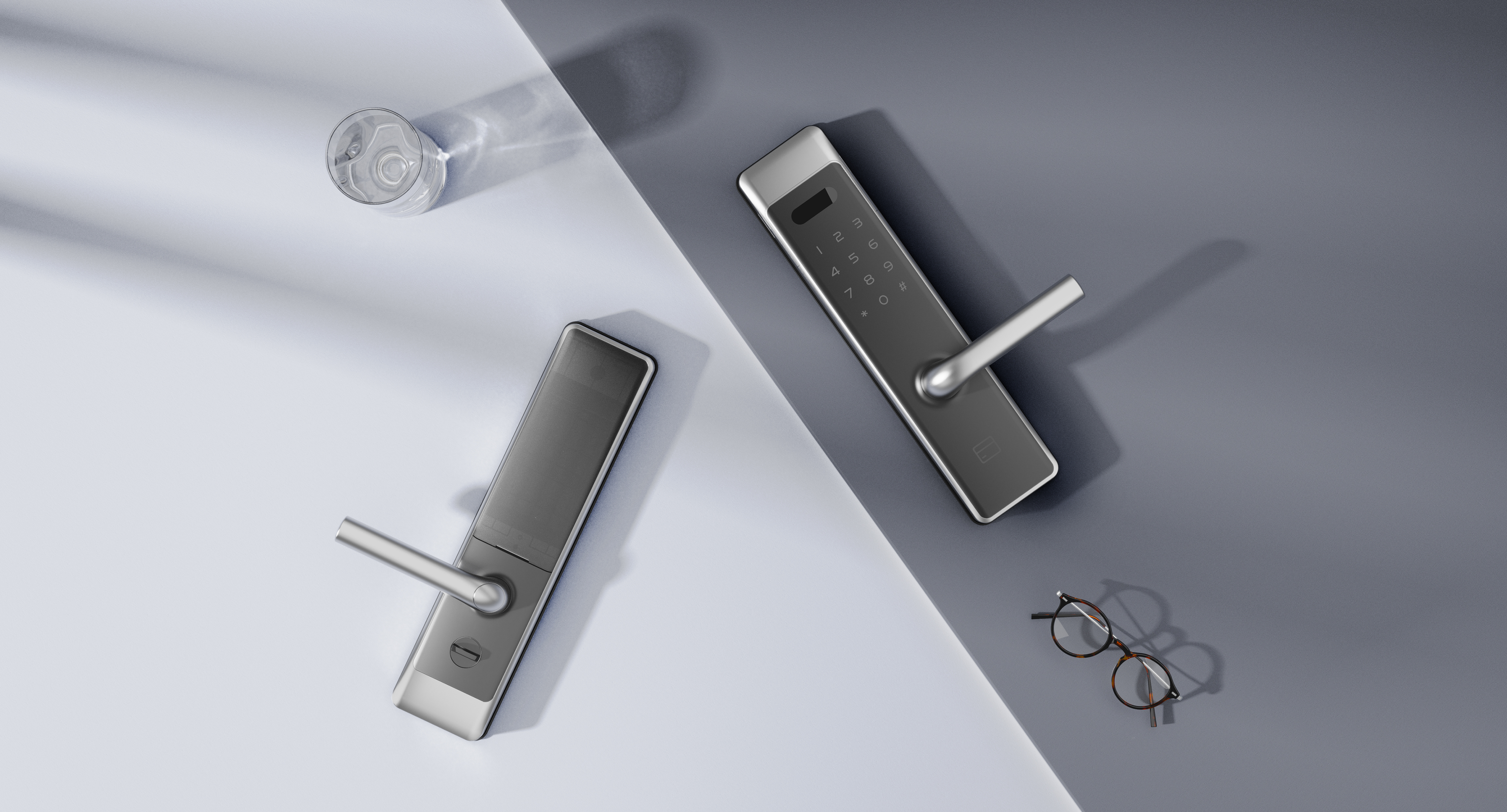 Intelligent door lock，Smart home，Door lock，