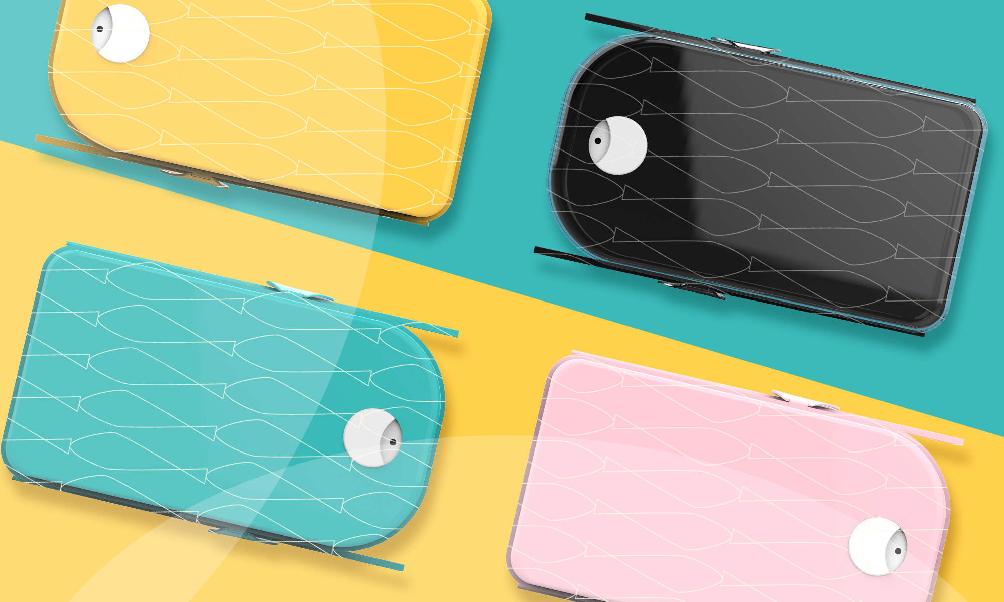 Bento box, fish, Sangji fish pond，