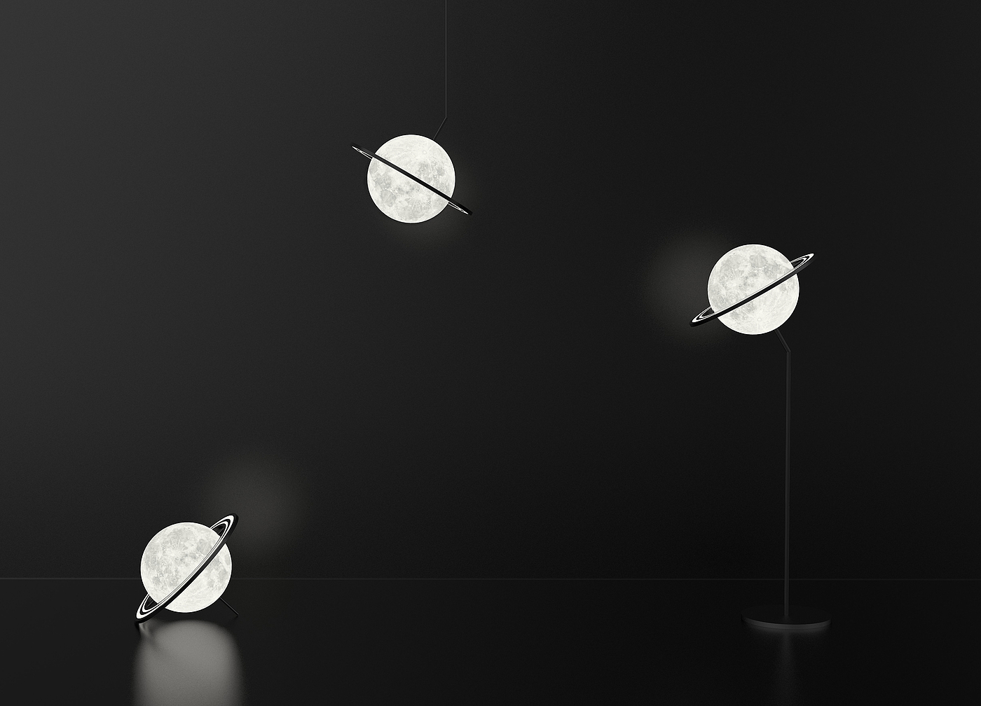 Lamps, stars, halos，