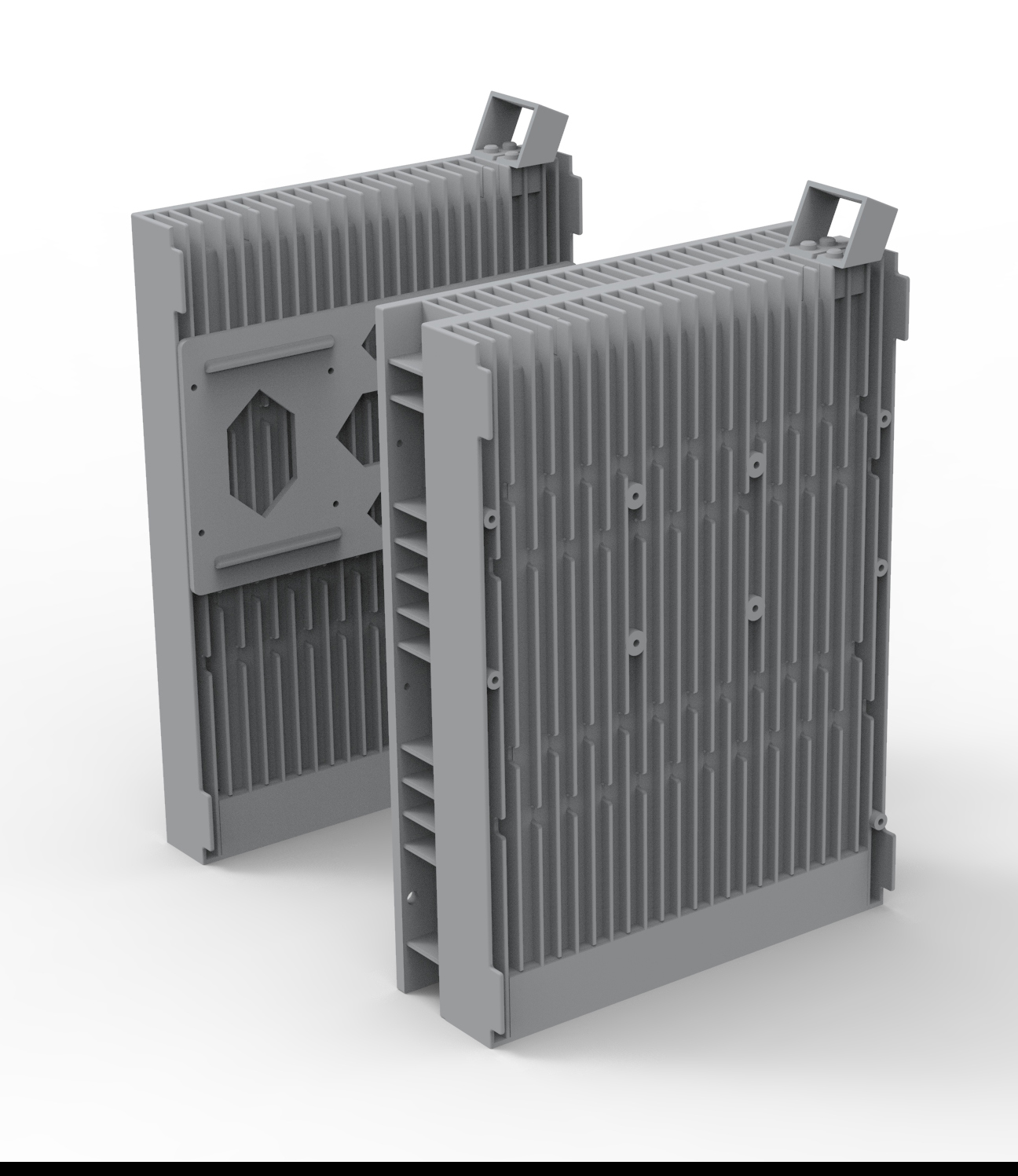 5g base station power supply shell and heat dissipation shell，