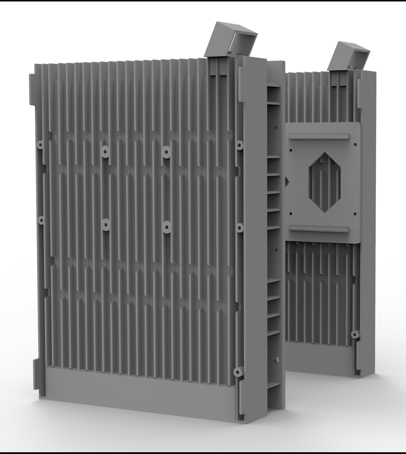 5g base station power supply shell and heat dissipation shell，